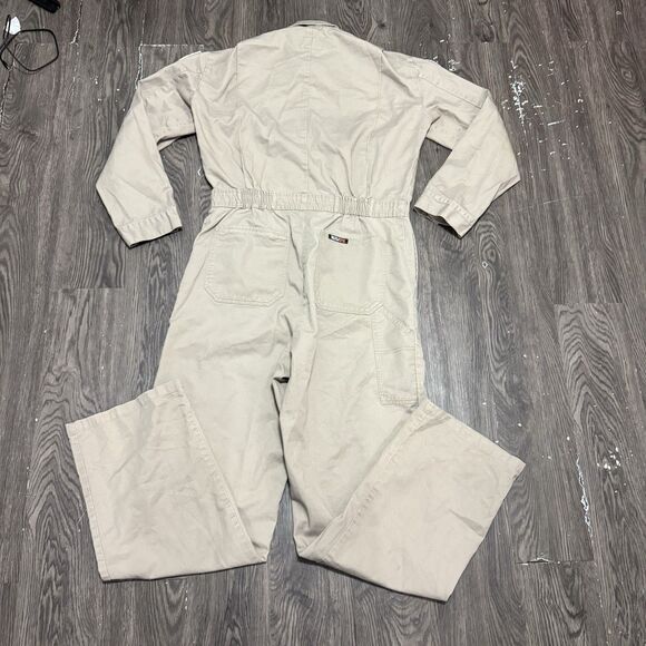 WALLS FR COVERALLS Flame Resistant Work Wear Zippers 40 Tall Chesapeake - Picture 2 of 9